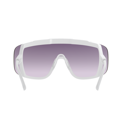 Brille POC DEVOUR + Weiß Glas Clarity Road Sunny Silver