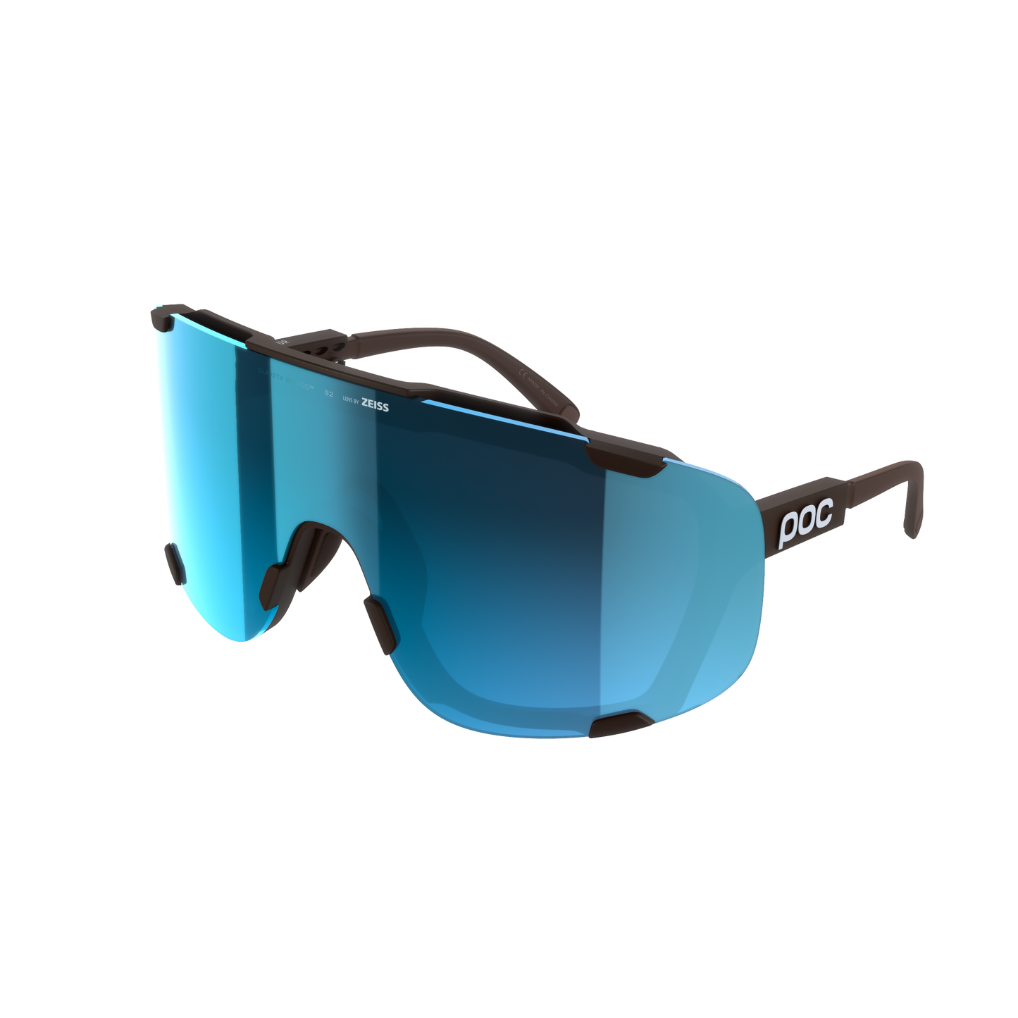 POC DEVOUR + Bronze/Clarity Universal/Sunny Turquoise Brille