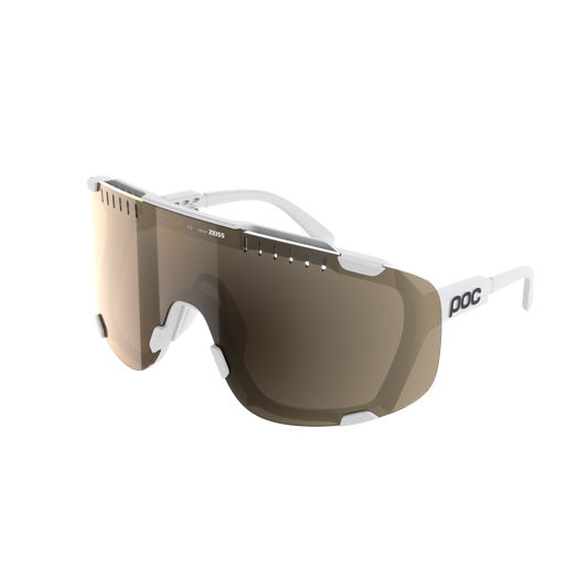 POC DEVOUR WF + Brille Weiß/Clarity Trail /Partly Sunny Silver