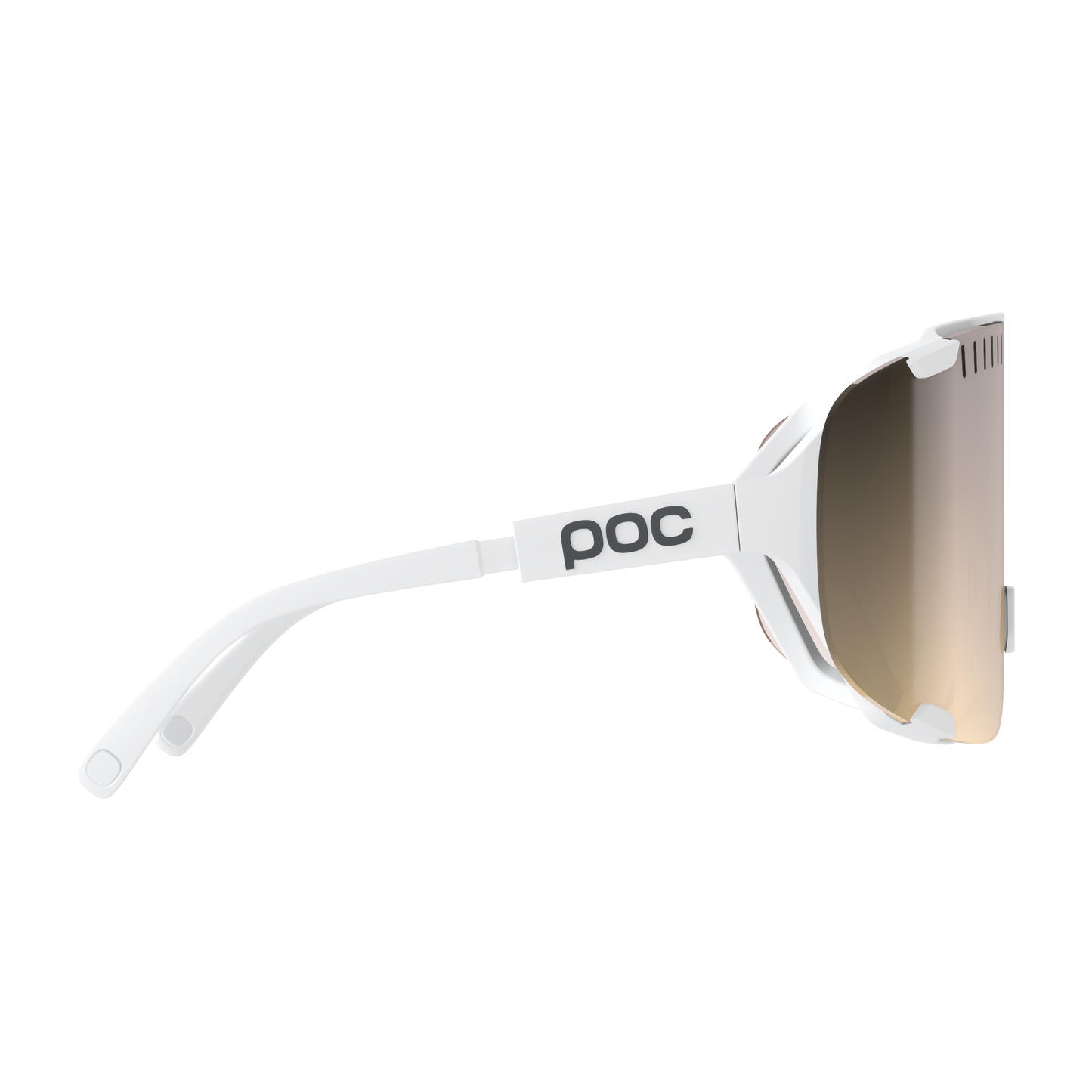 POC DEVOUR WF + Brille Weiß/Clarity Trail /Partly Sunny Silver