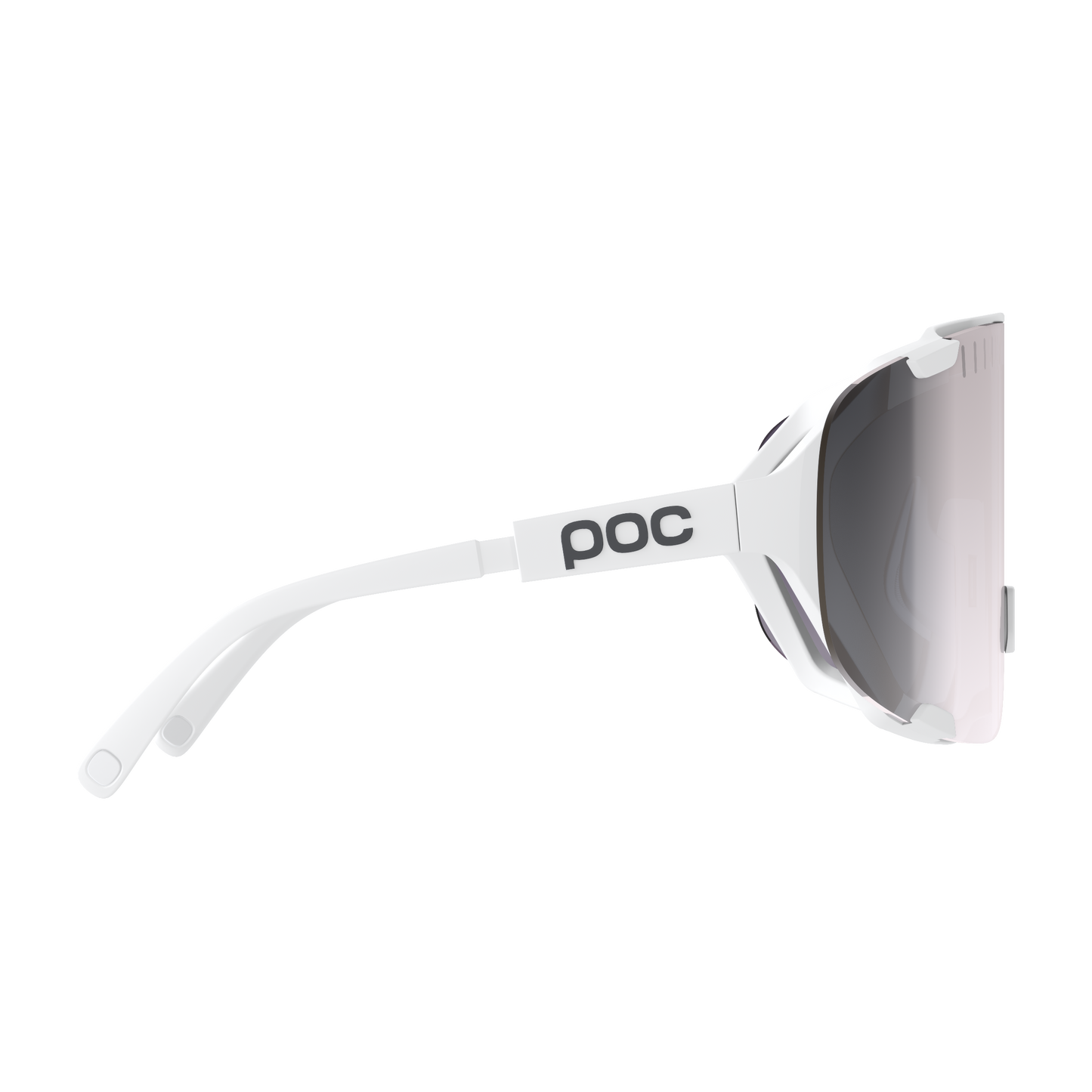 POC DEVOUR WF + Brille Weiß/Clarity Road/Sunny Silver