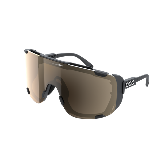 POC DEVOUR ULTRA + Brille Schwarz Clarity Trail/Partly Sunny Silver Glas