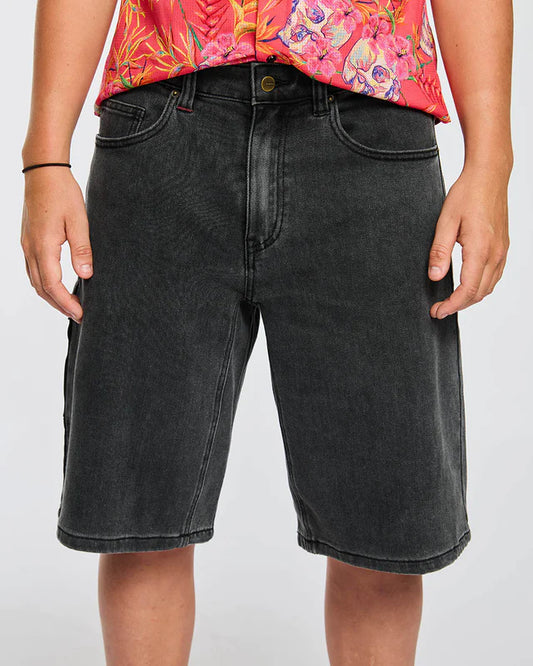 Shorts DHARCO JORT UNISEX COASTAL WASH Schwarz