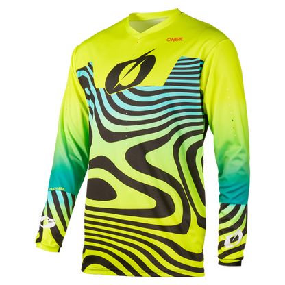 Trikot O'NEAL ELEMENT NOVA Junior Langarm Neongelb
