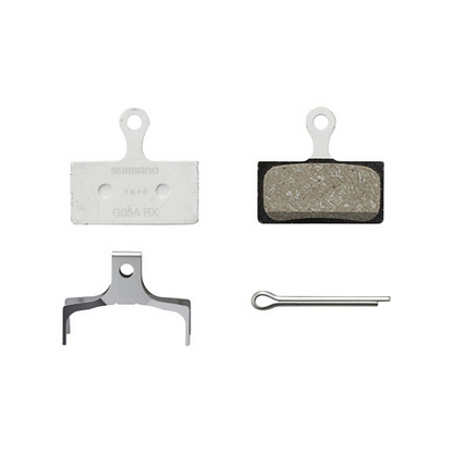 SHIMANO G05A-RX organische Bremsbeläge – XT / SLX / Deore (2 Kolben)
