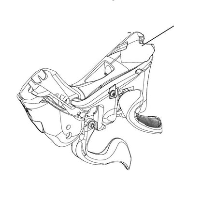 Linker Hebelkörper CAMPAGNOLO EKAR 13V Scheibenbremse