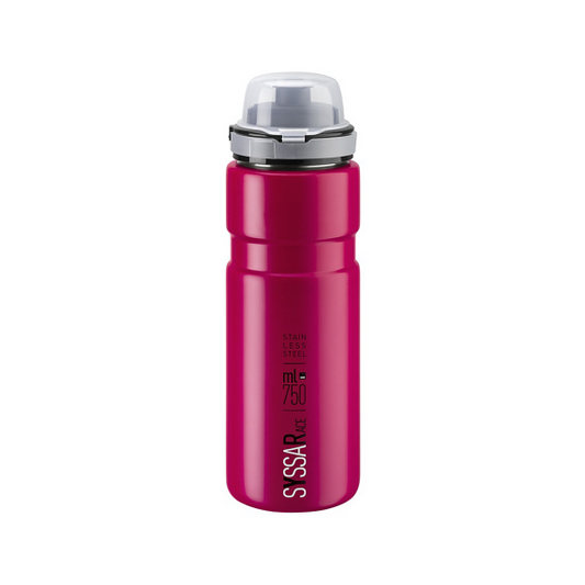 Trinkflasche Stahl ELITE SYSSA RACE Rot Mate