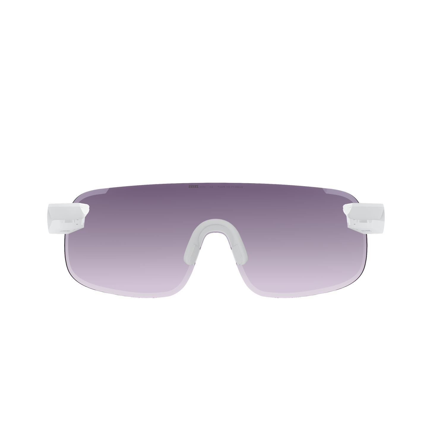 POC ELICIT + Brille Weiß/Clarity Road/Sunny Silver