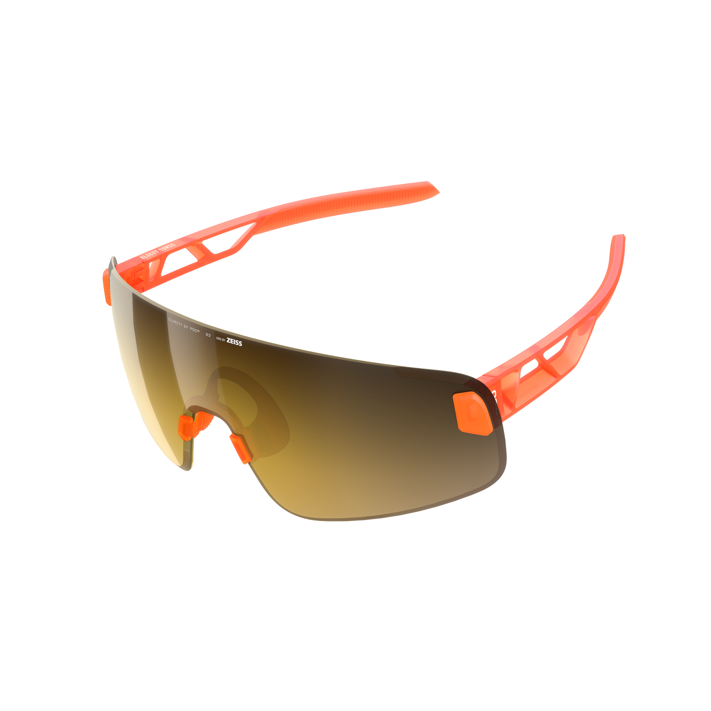 POC ELICIT TORIC Brille Fluo Orange Translucent/Clarity Road/Partly Sunny Gold