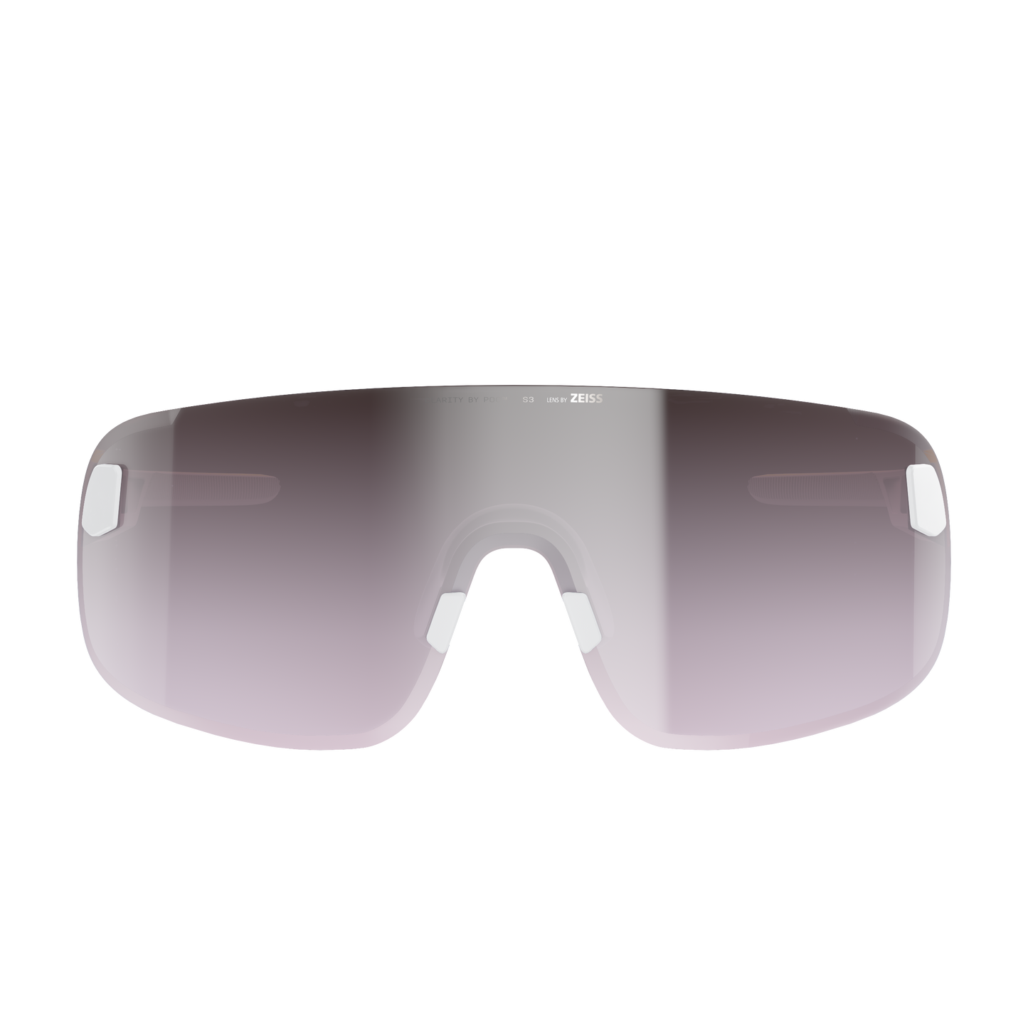 POC ELICIT + Brille Weiß/Clarity Road/Sunny Silver