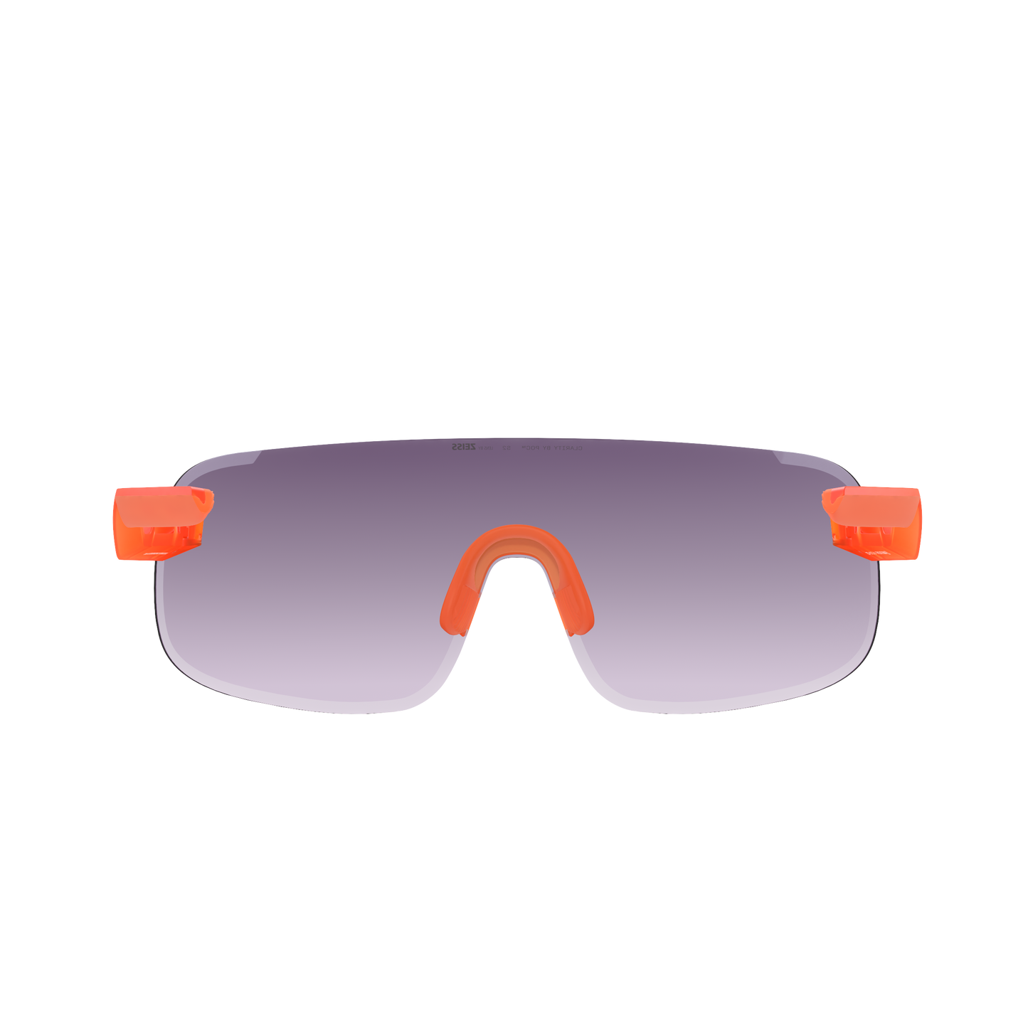 POC ELICIT Brille Fluo Orange Translucent/Clarity Road/Partly Sunny Gold