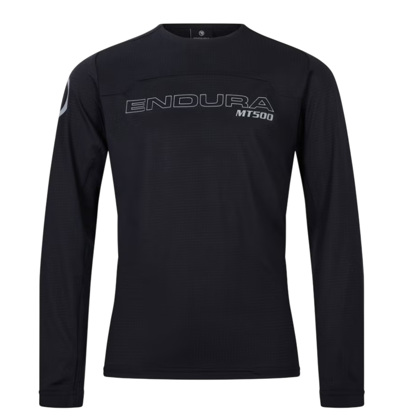ENDURA MT500 BURNER Junior Trikot Langarm Schwarz