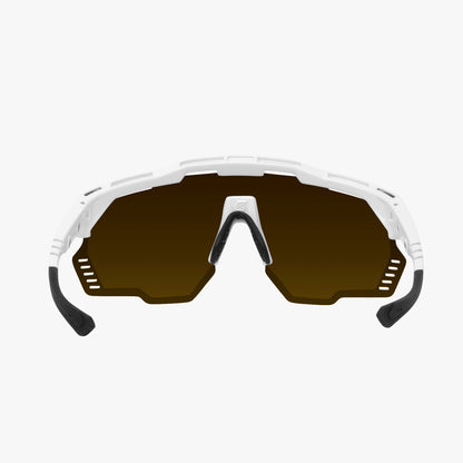 Brille SCICON AEROSHADE KUNKEN Weiß Multimirror Bronze