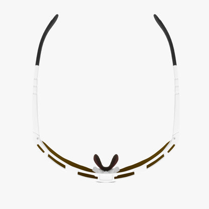 Brille SCICON AEROSHADE KUNKEN Weiß Multimirror Bronze