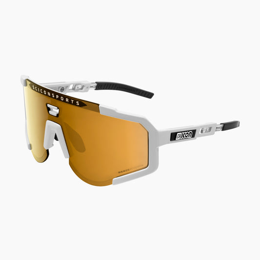 SCICON AEROSCOPE Brille Weiß Multimirror Bronze