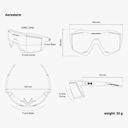 Brille SCICON AEROSTORM Multimirror Green