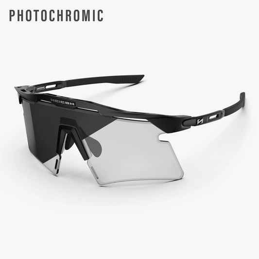 SCICON AEROSHADE 2.0 TITANIUM Brille Schwarz Matt Photochromatisches Glas Grey