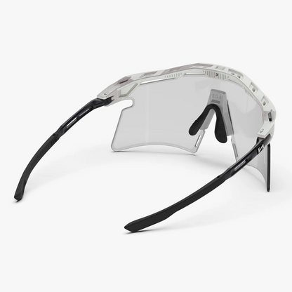 Brille SCICON AEROSHADE 2.0 TITANIUM Weiß Metall Photochromes Glas Grau