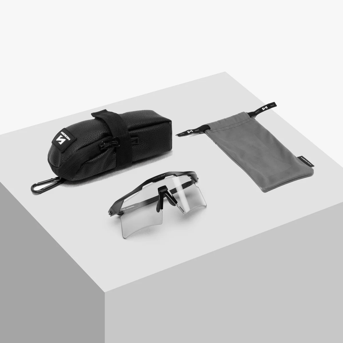 SCICON AEROSHADE 2.0 TITANIUM Brille Weiß Metal Photochromatische Gläser Grey