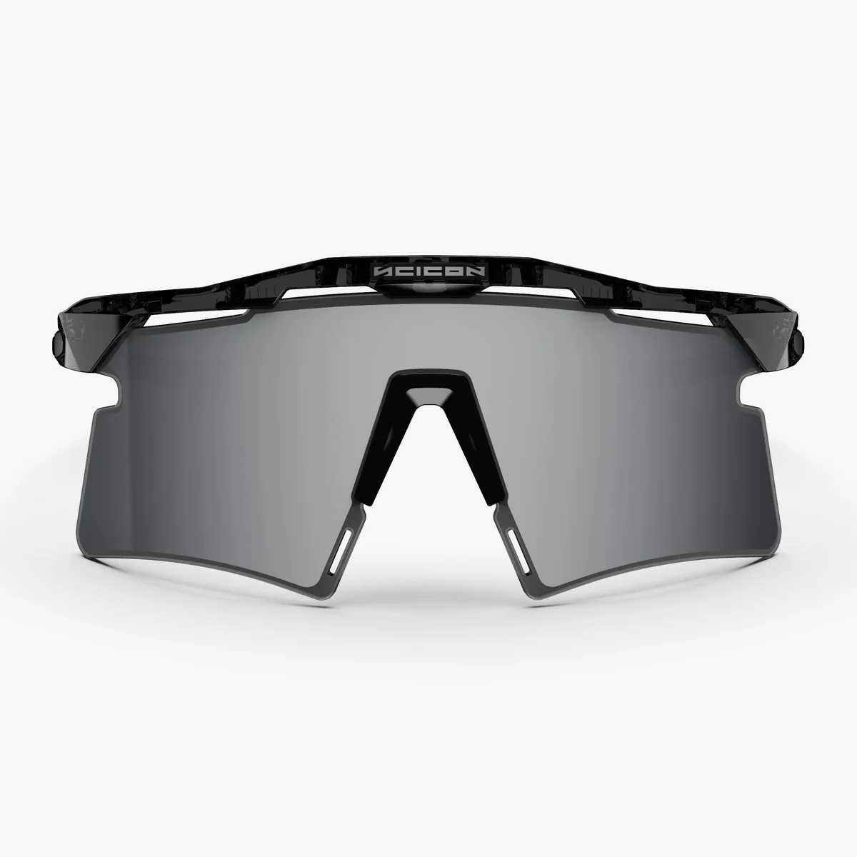Brille SCICON AEROSHADE 2.0 TITANIUM Schwarz Crystal Gloss Multimirror-Glas Silver + Pink