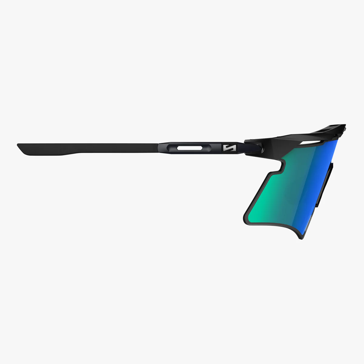 Brille SCICON AEROSHADE 2.0 TITANIUM Schwarz Matt Multimirror-Glas Blue Green + Pink