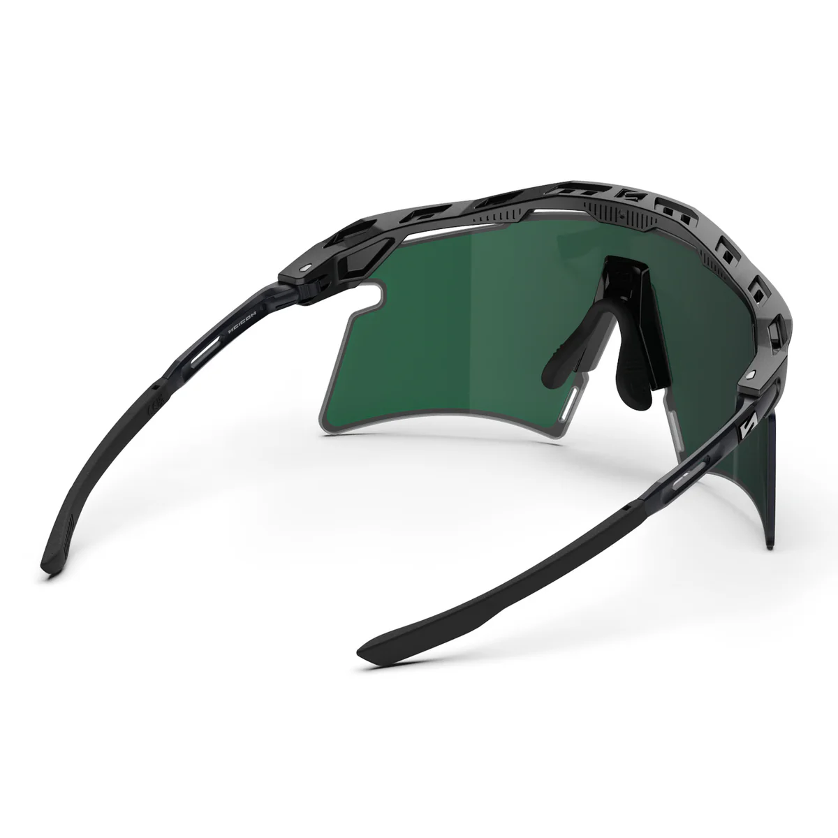 Brille SCICON AEROSHADE 2.0 TITANIUM Schwarz Matt Multimirror-Glas Blue Green + Pink