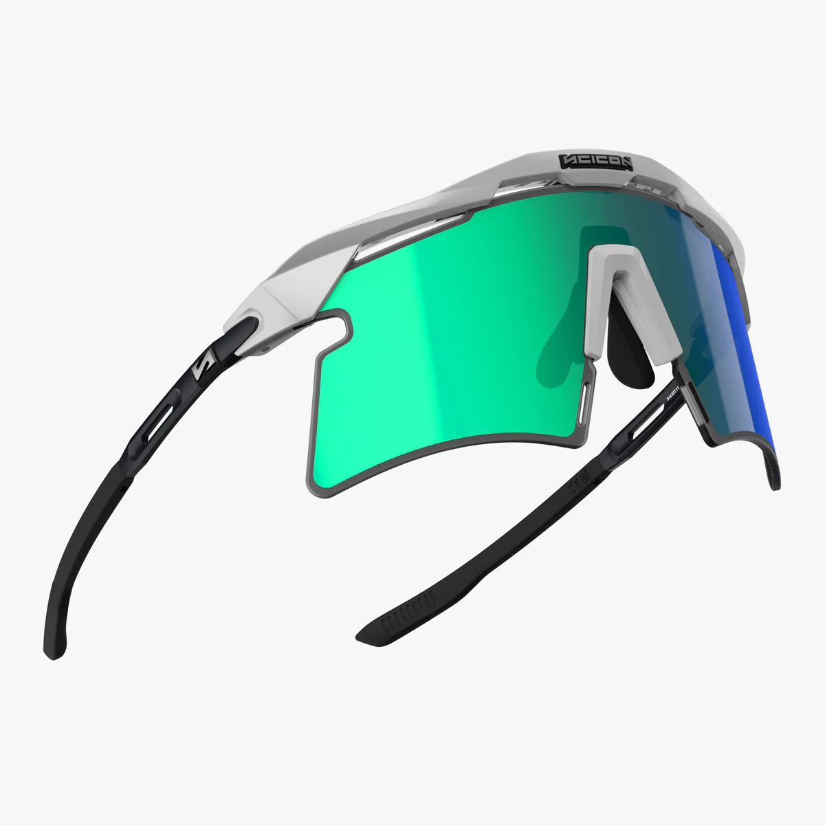 SCICON AEROSHADE 2.0 TITANIUM WC EUROPEAN CHAMPION Brille Multimirror Glas Blue Green + Pink