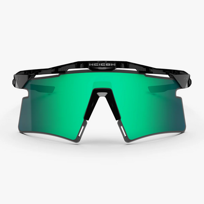 Brille SCICON AEROSHADE 2.0 TITANIUM Schwarz Crystal Gloss Glas Multimirror Blue Green + Pink