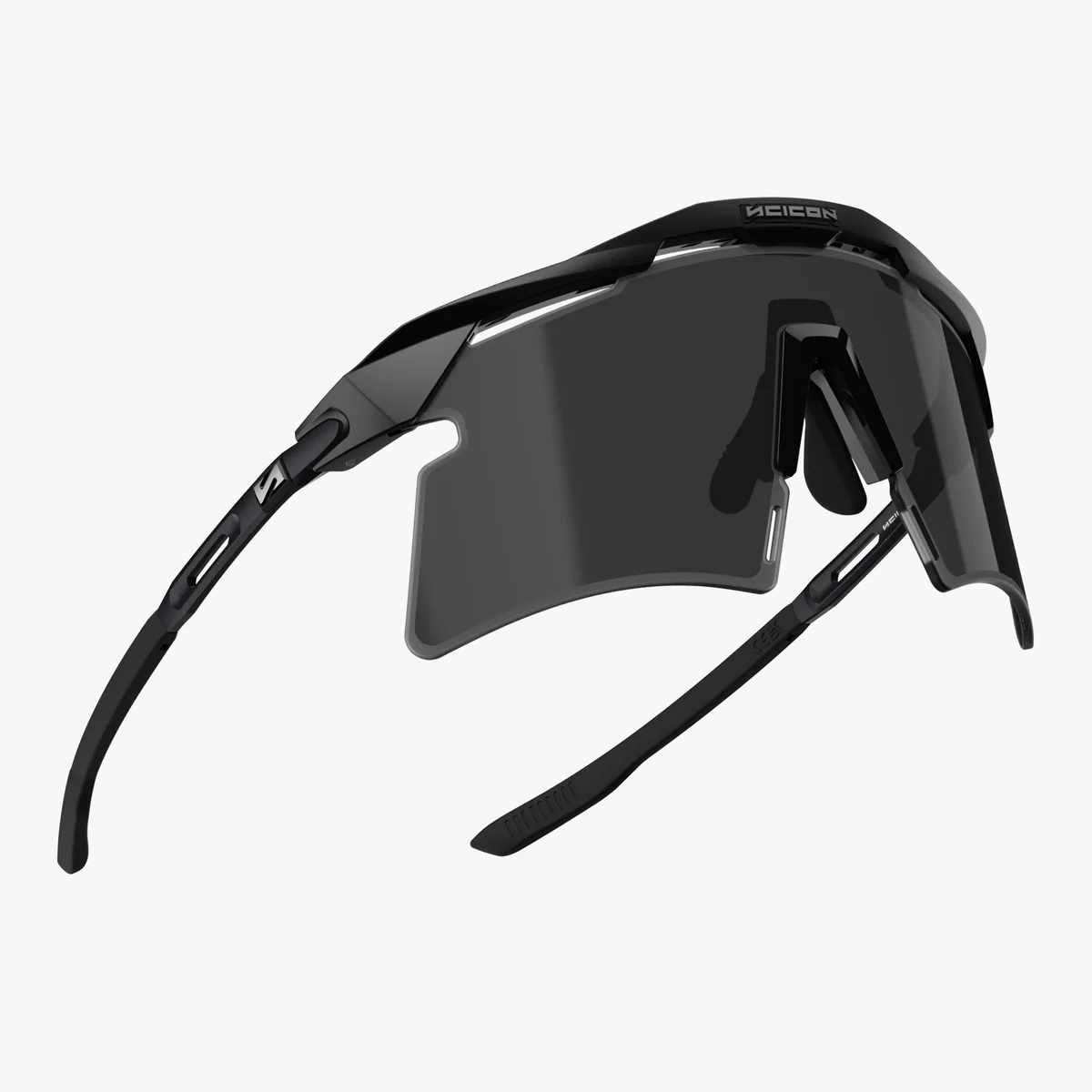 SCICON AEROSHADE 2.0 TITANIUM Brille Schwarz Matt Glas Smoke Black + Pink