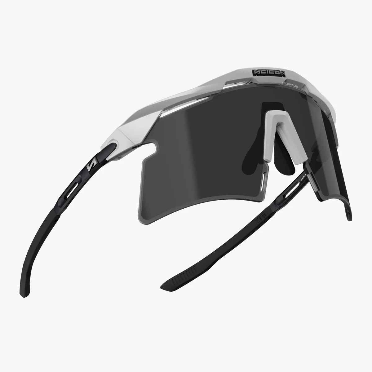 SCICON AEROSHADE 2.0 TITANIUM Brille Weiß Metal Glas Smoke Black + Pink