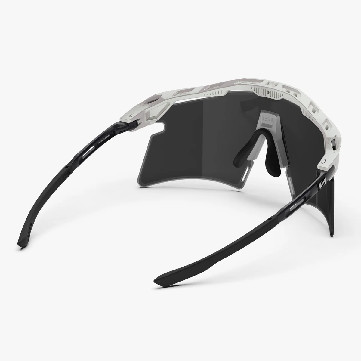 SCICON AEROSHADE 2.0 TITANIUM Brille Weiß Metal Glas Smoke Black + Pink