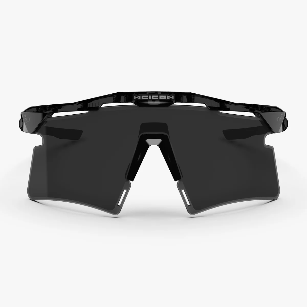 Brille SCICON AEROSHADE 2.0 TITANIUM Schwarz Crystal Gloss Glas Smoke Black + Pink