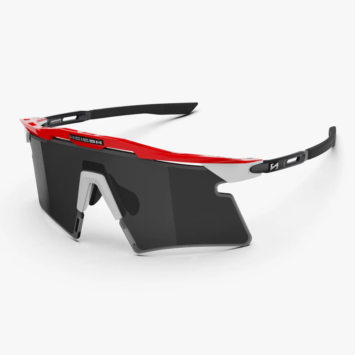SCICON AEROSHADE 2.0 TITANIUM UAE EMIRATES Brille Gläser Smoke Black + Pink