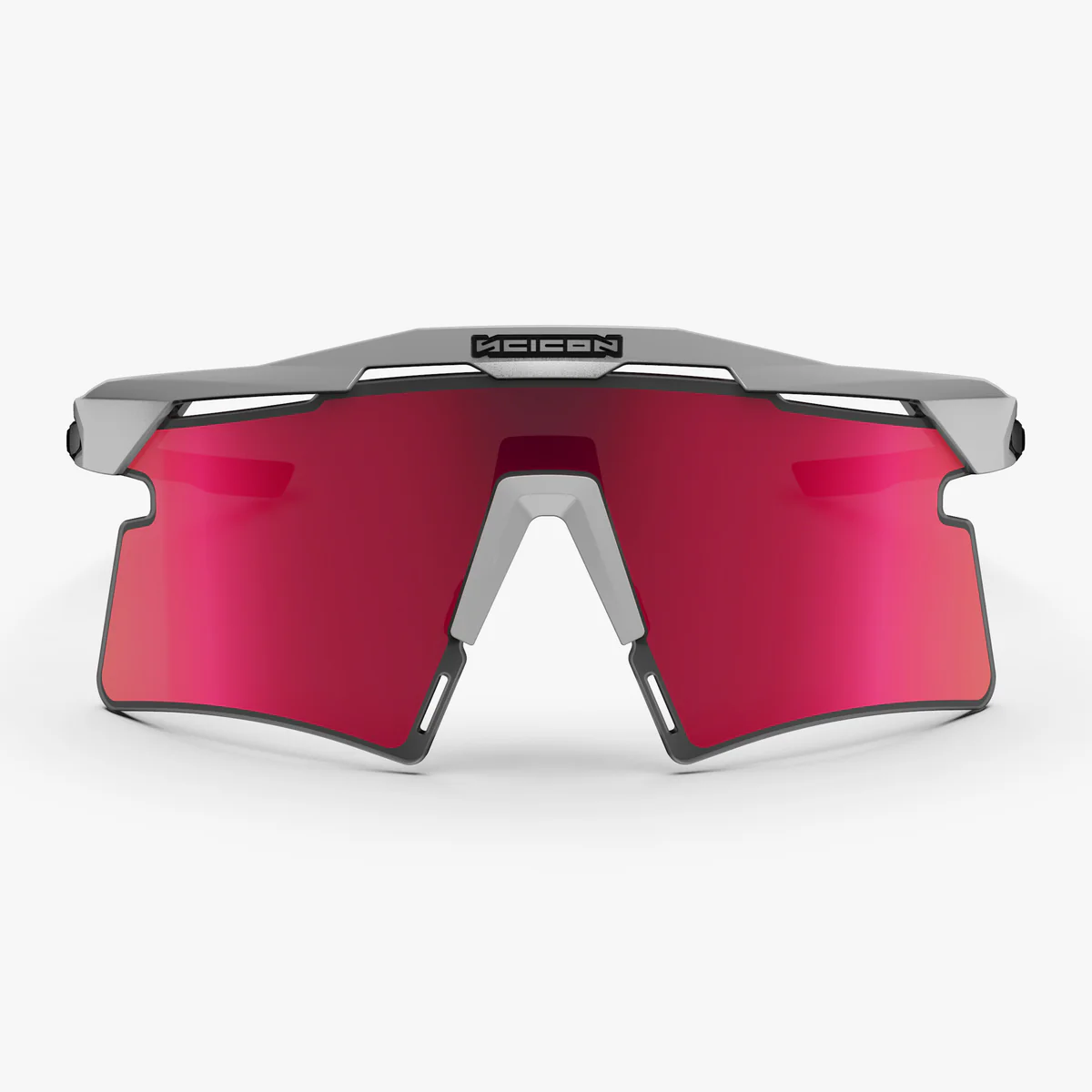 Brille SCICON AEROSHADE 2.0 TITANIUM Weiß Metal Glas Multimirror Sunburts + Pink