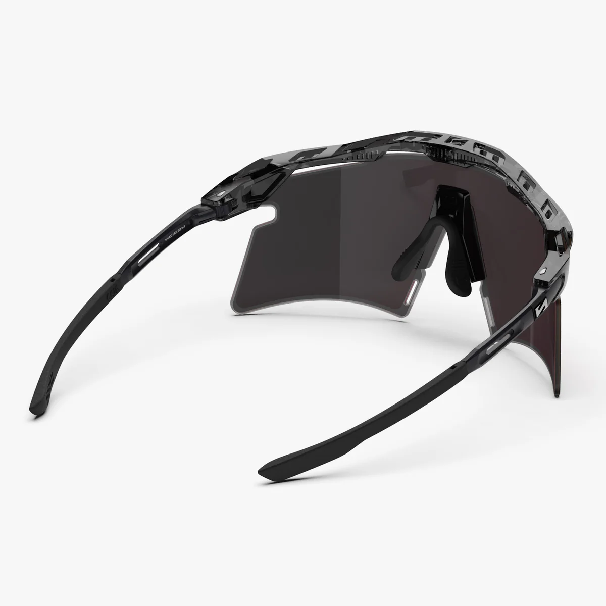 Brille SCICON AEROSHADE 2.0 TITANIUM Schwarz Crystal Gloss Multimirror Glas Sunburts + Pink