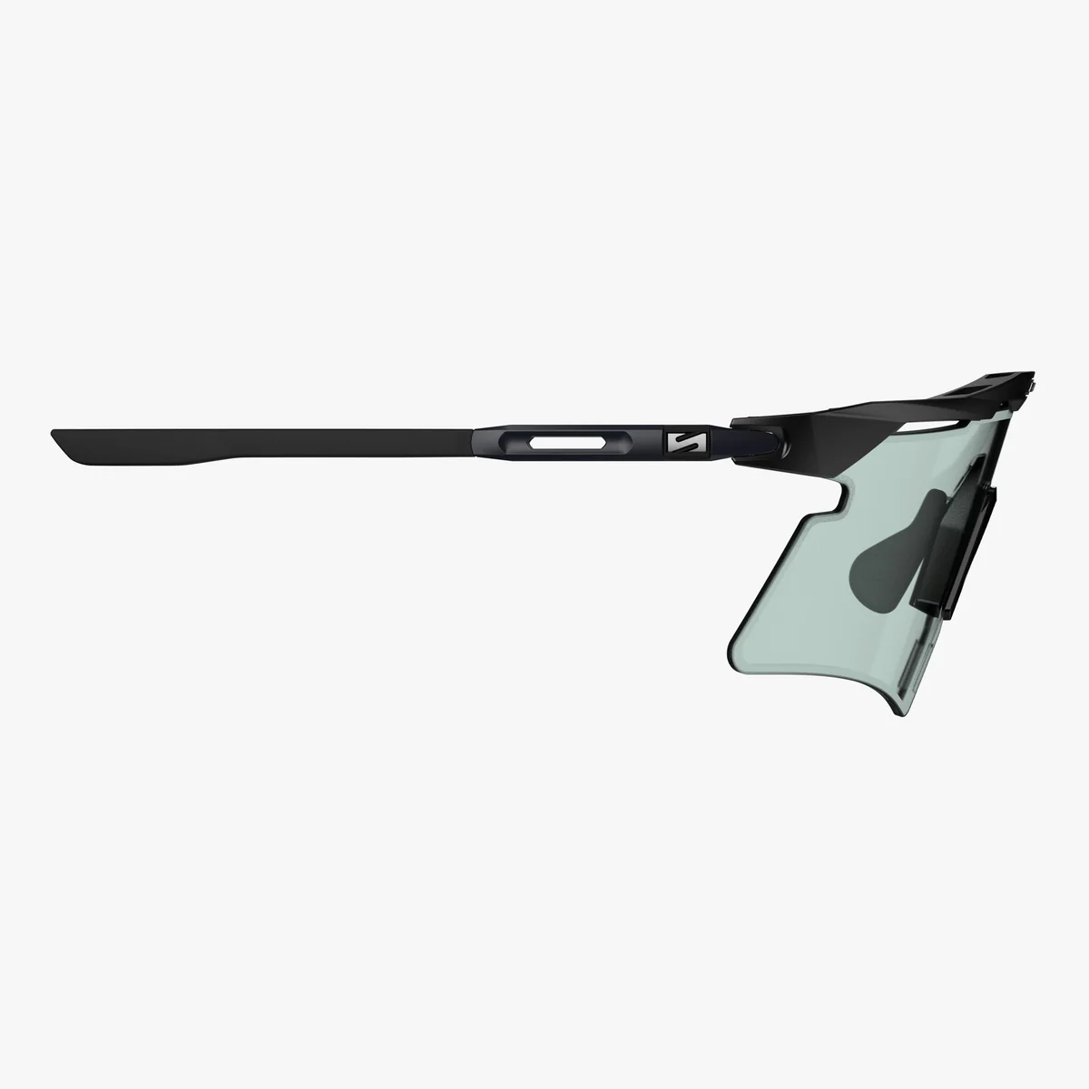SCICON AEROSHADE 2.0 TITANIUM Brille Schwarz Matt Photochromatisches Glas Blue Green