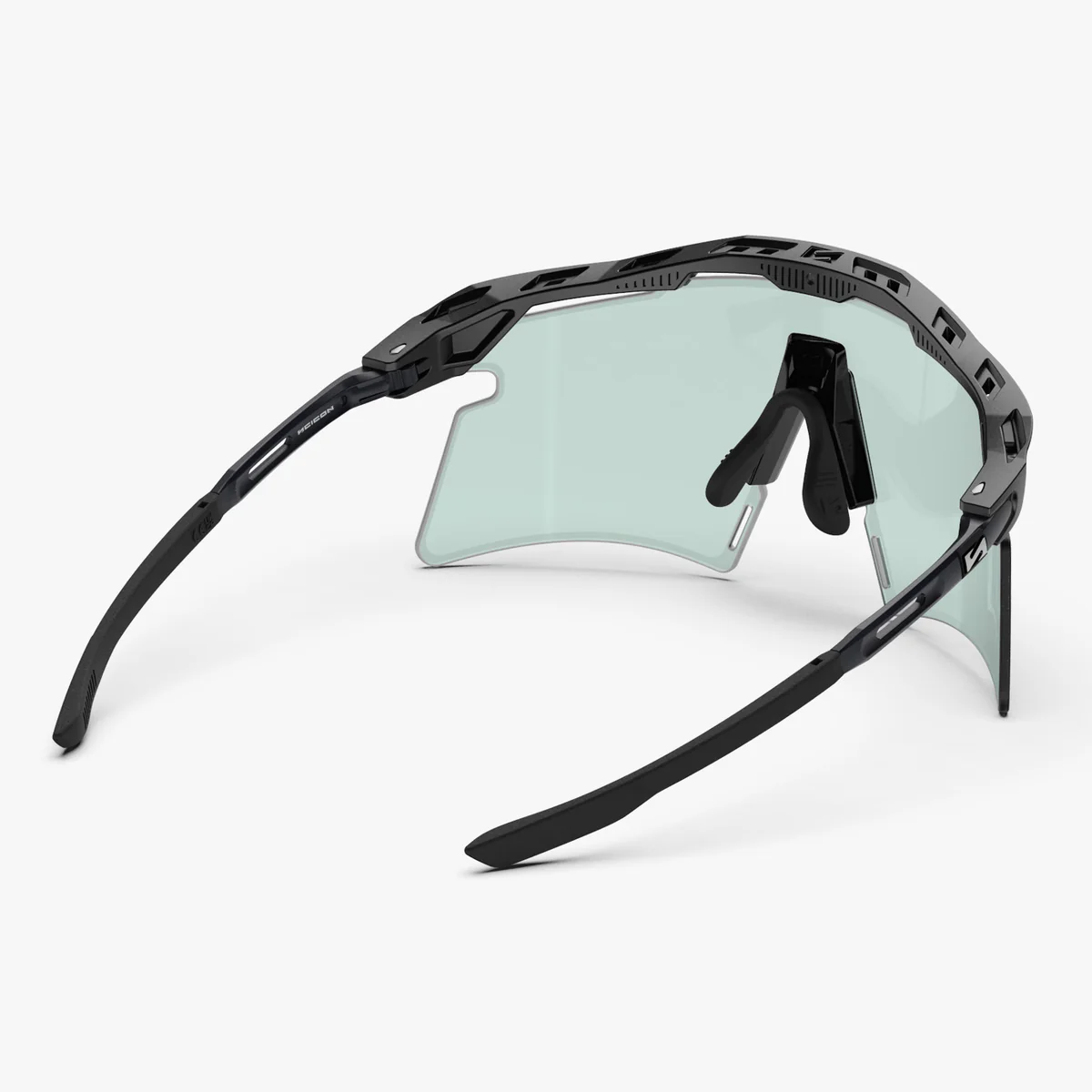 SCICON AEROSHADE 2.0 TITANIUM Brille Schwarz Matt Photochromatisches Glas Blue Green