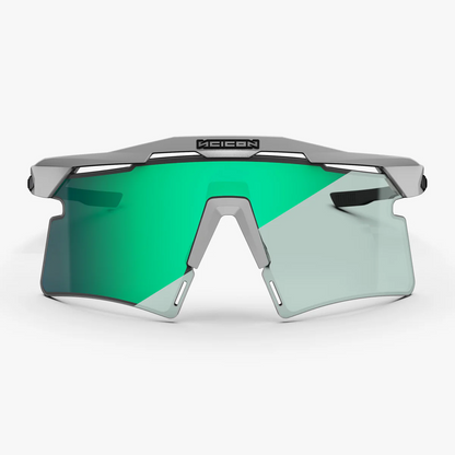 Brille SCICON AEROSHADE 2.0 TITANIUM Weiß Metall Glas Photochromisch Blau Grün