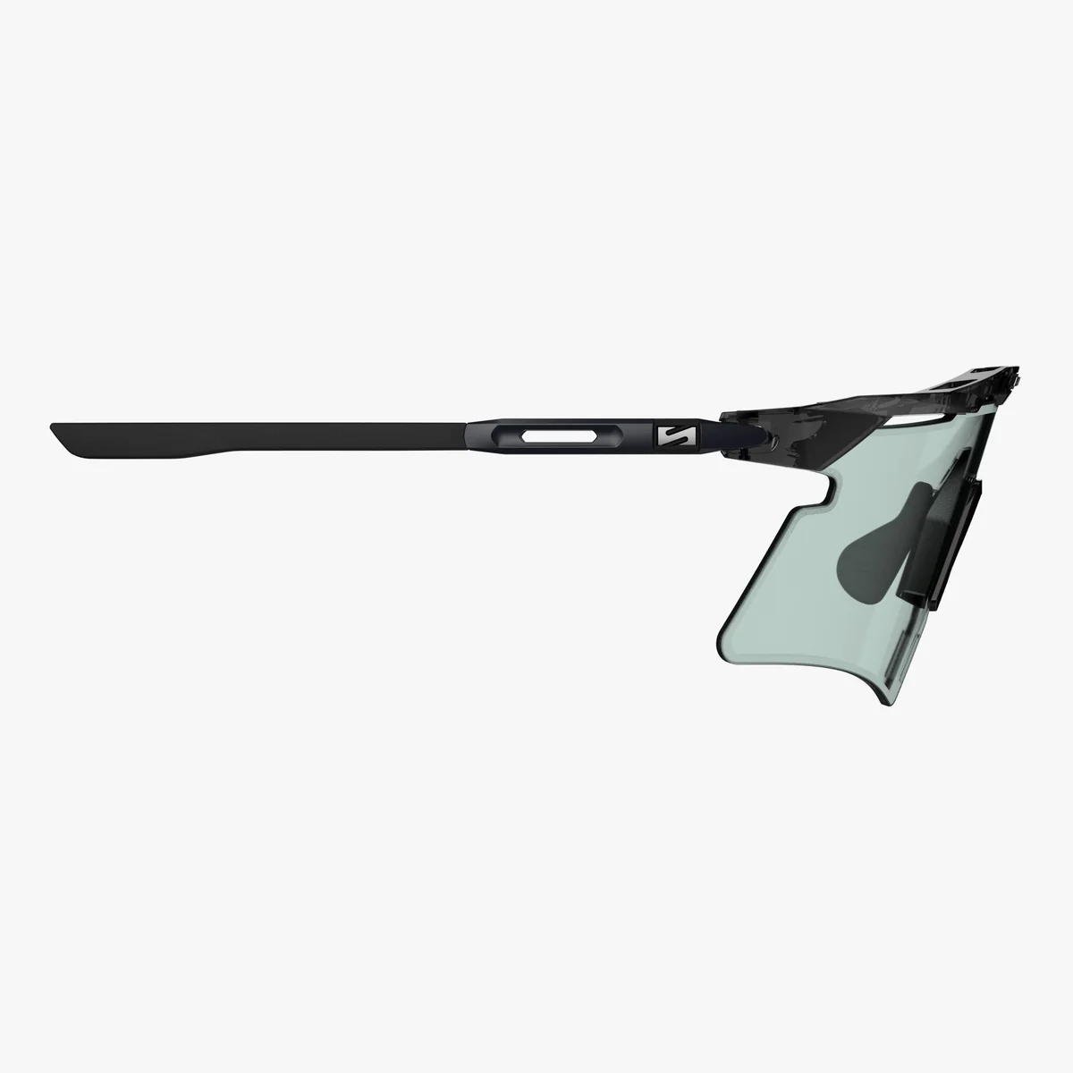 SCICON AEROSHADE 2.0 TITANIUM Brille Schwarz Crystal Gloss Photochromatisches Glas Blue Green