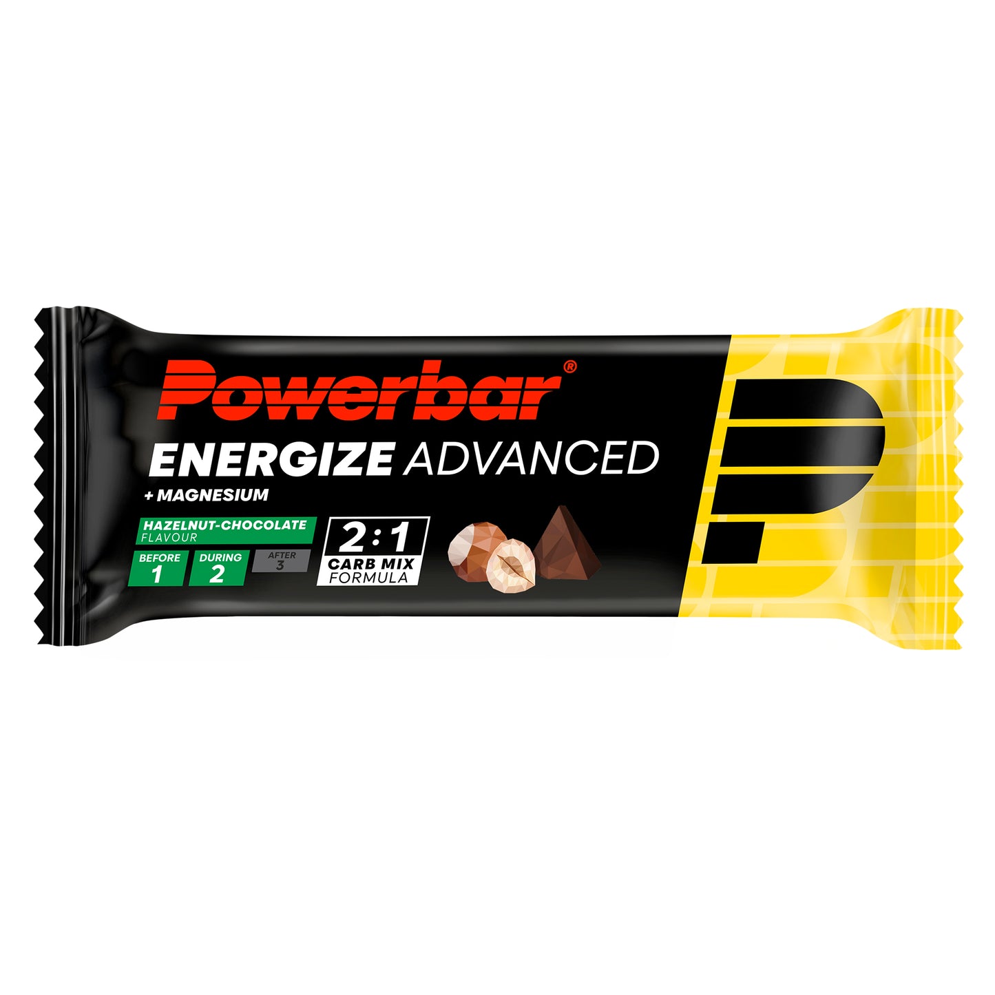 POWERBAR ENERGIZE ADVANCED Energieriegel (55g) Haselnuss-Schokolade