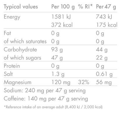 Energiegetränk HIGH5 ENERGY DRINK CAFFEINE HIT (47g) Zitrone