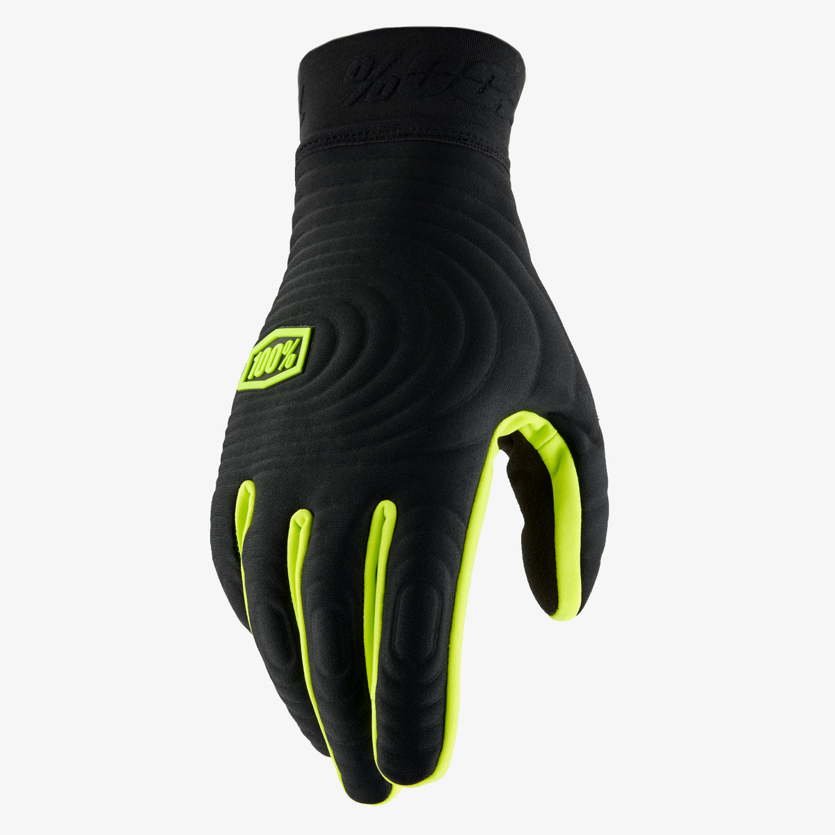 Handschuhe 100% BRISKER XTREME Schwarz/Gelb