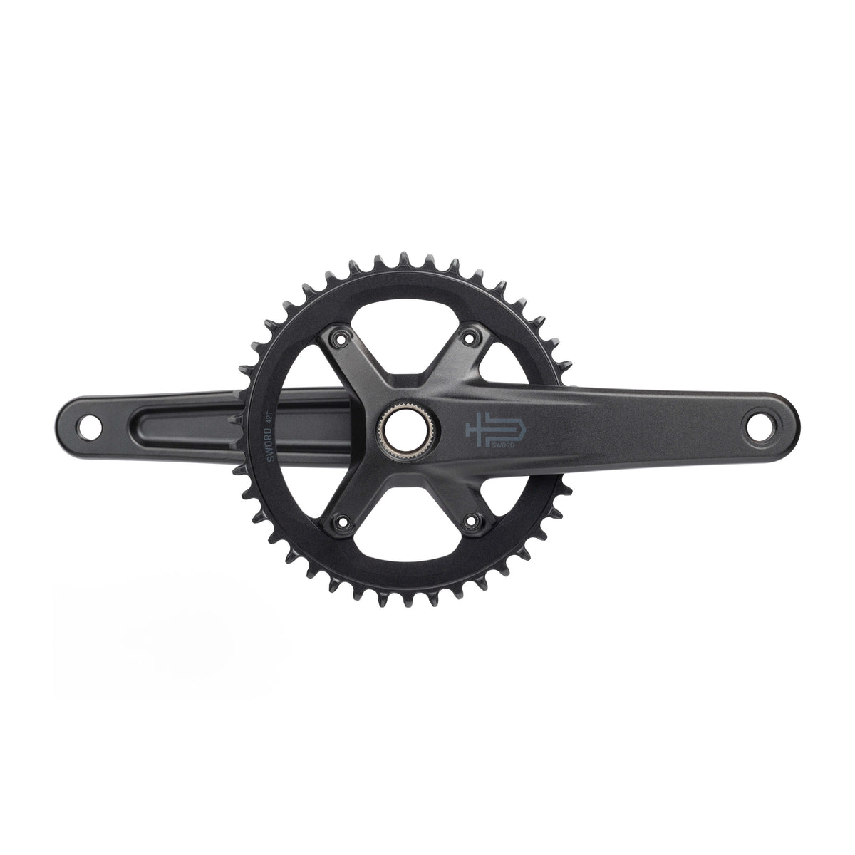 Kurbelgarnitur MICROSHIFT SWORD 1x mit 42 Zähnen FC-G7000-42