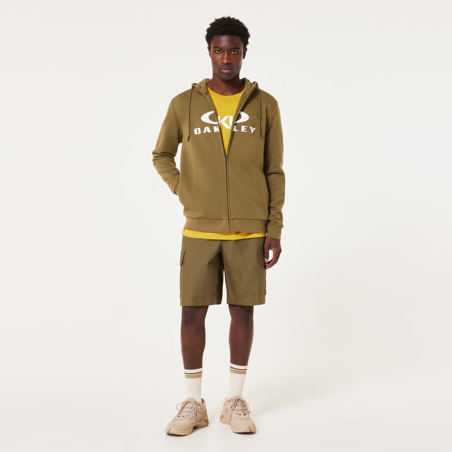 OAKLEY BARK FZ HOODIE 2.0 Kapuzenpullover Army Green