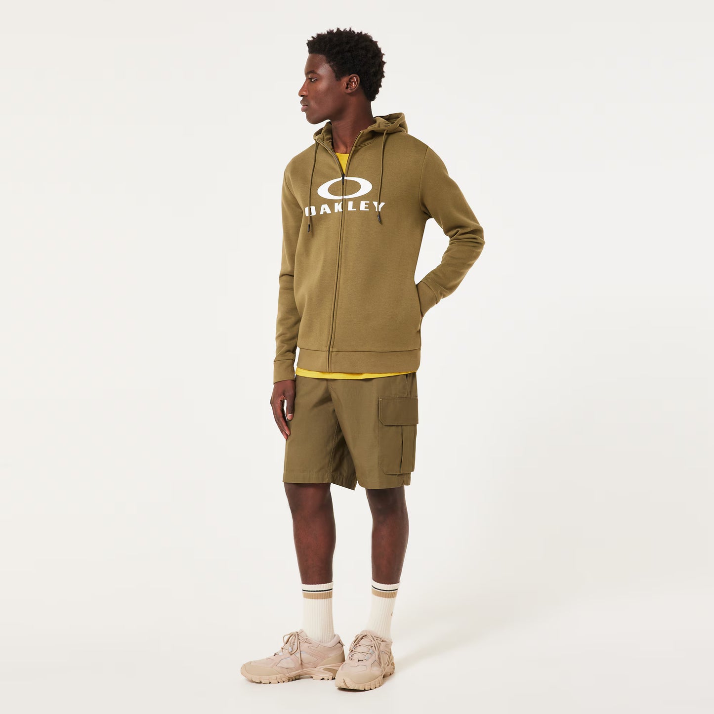 OAKLEY BARK FZ HOODIE 2.0 Kapuzenpullover Army Green