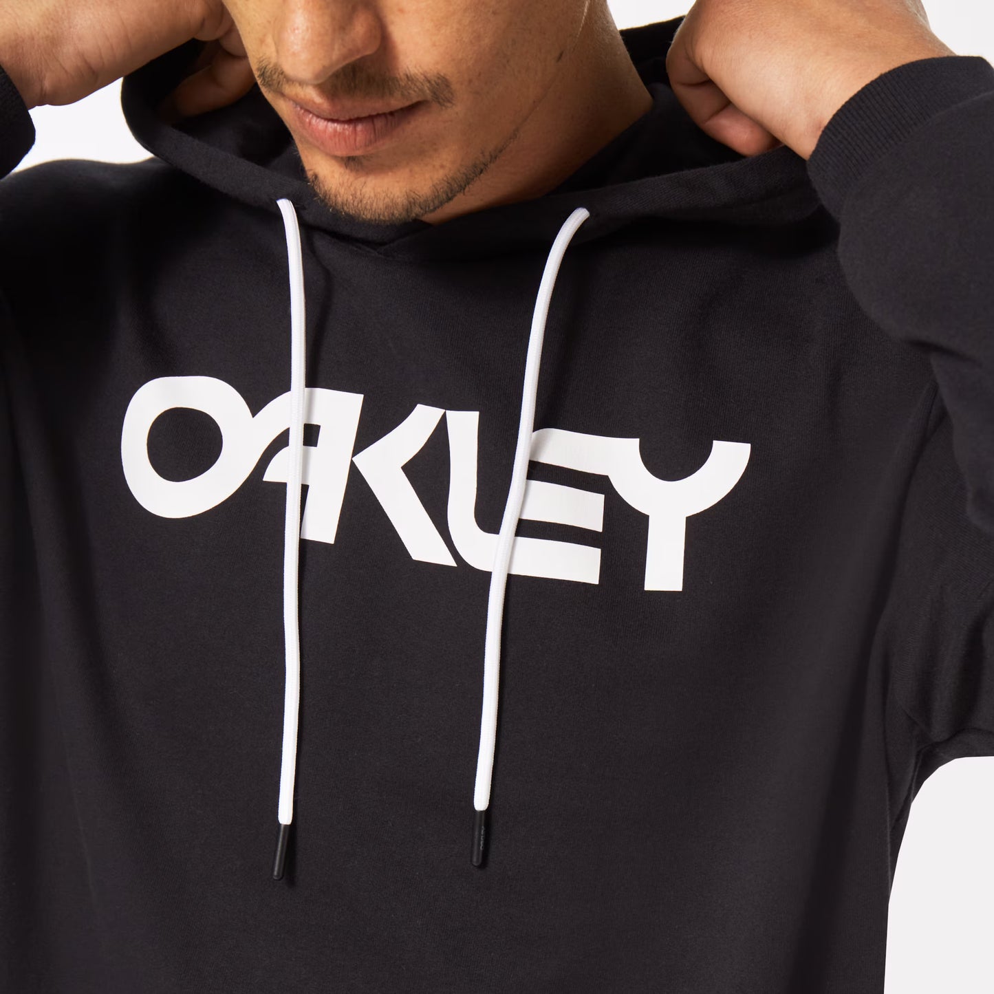 OAKLEY B1B PO 2.0 Kapuzenpullover Schwarz/Weiß