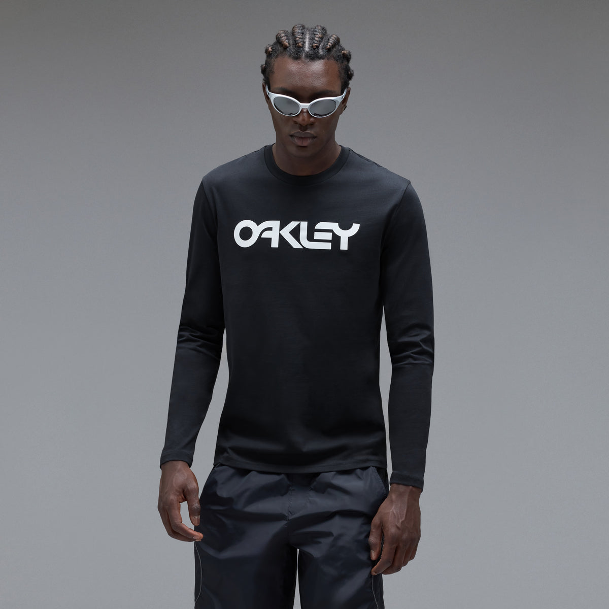 T-Shirt OAKLEY MARK II TEE 2.0 Langarm Schwarz/Weiß