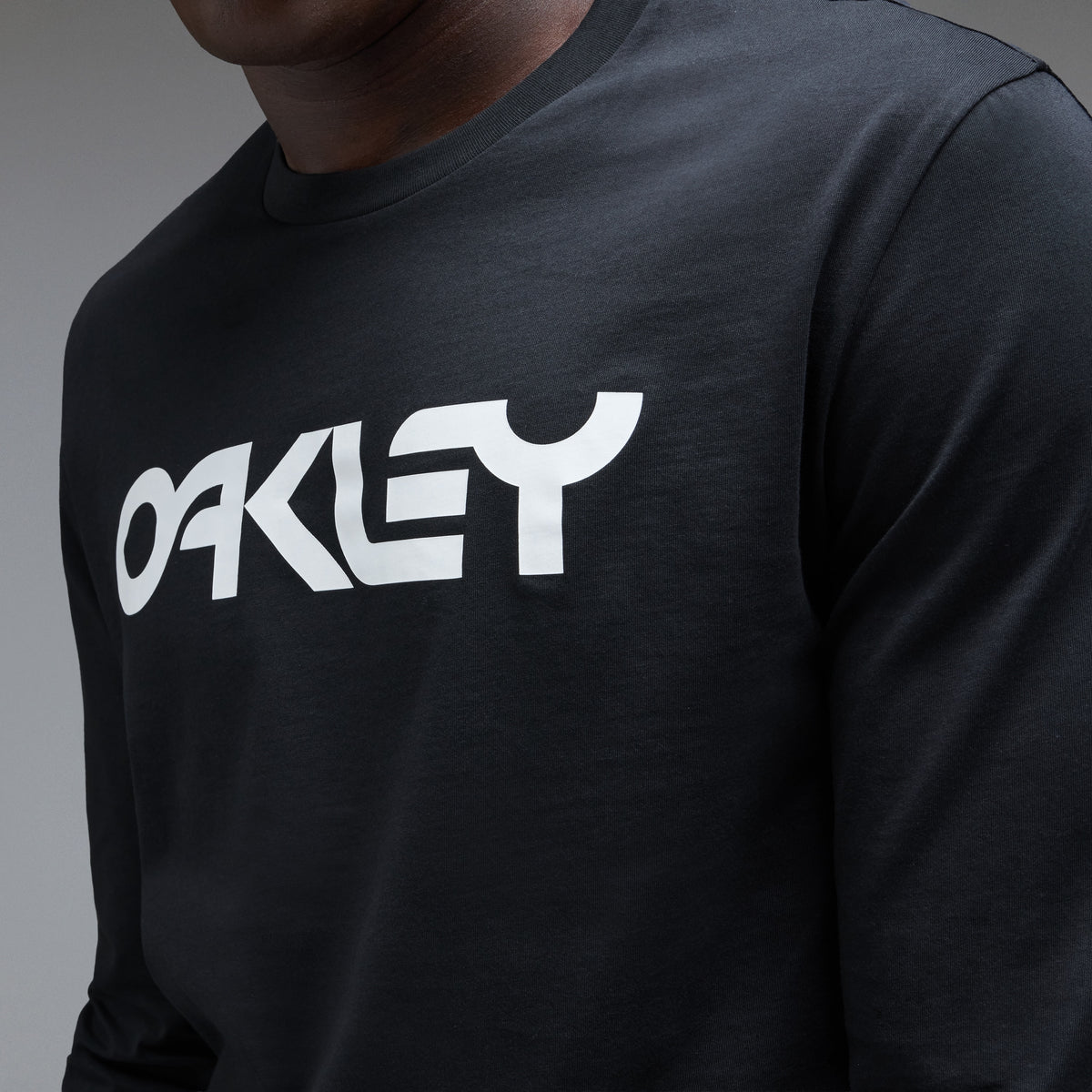 T-Shirt OAKLEY MARK II TEE 2.0 Langarm Schwarz/Weiß