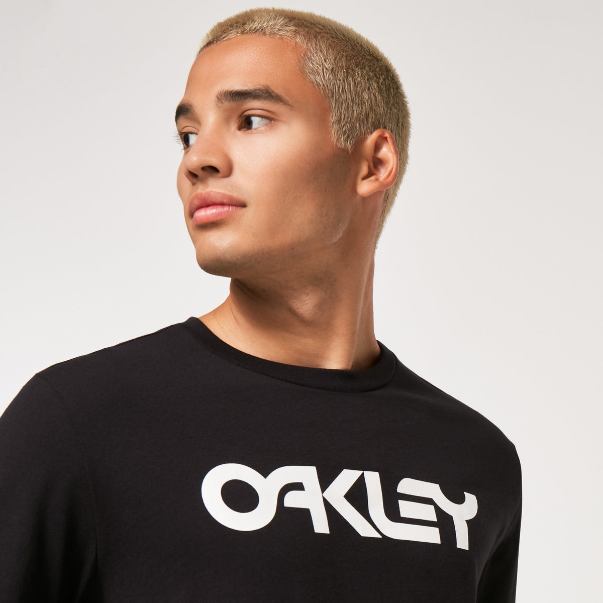 T-Shirt OAKLEY MARK II TEE 2.0 Langarm Schwarz/Weiß