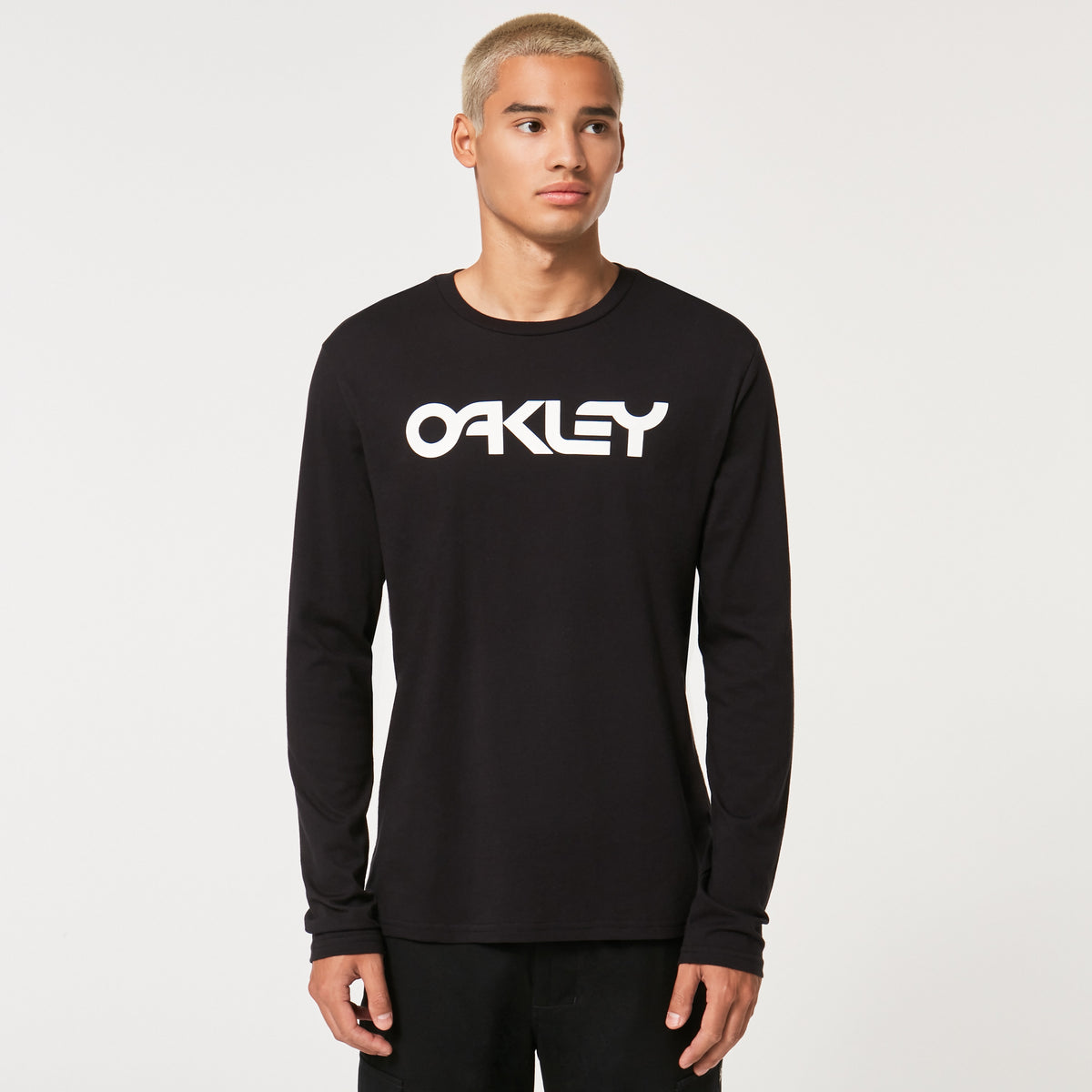 T-Shirt OAKLEY MARK II TEE 2.0 Langarm Schwarz/Weiß